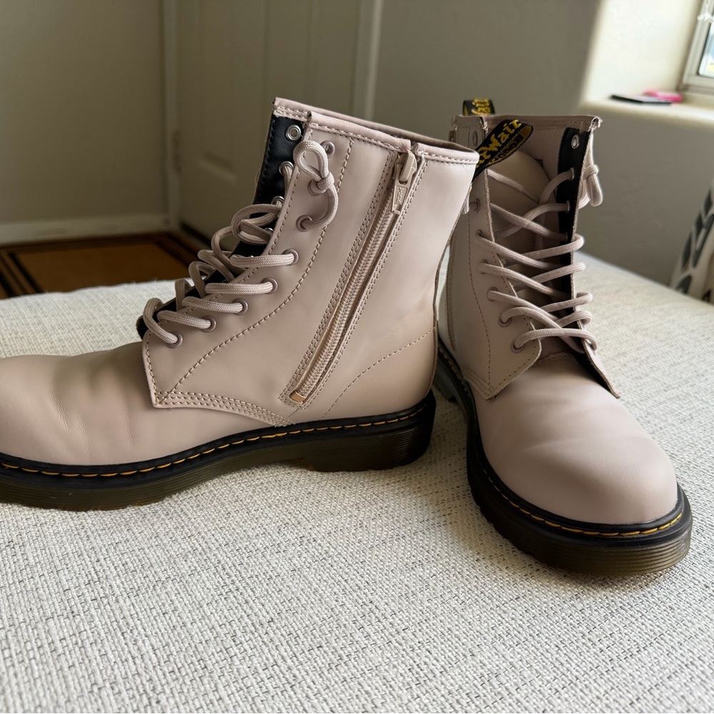Dr. Martens Women's Blush Combat Boots - Picture 2 of 8
